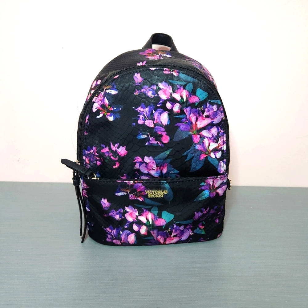 Victoria's Secret Floral Print Mini Backpack